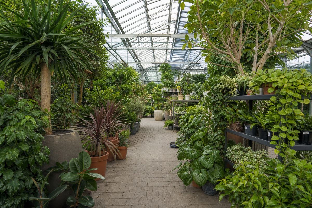 Greenhouse at Lindenveld nursery